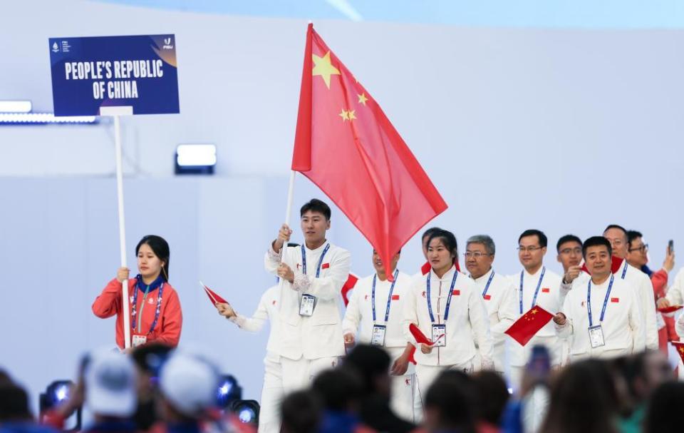 2025年莱茵-鲁尔大运会开幕 中国队将参加14个大项比赛